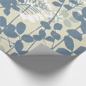 アジ日本のア青葉花 ラッピングペーパー (角)