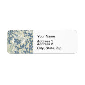 アジ日本のア青葉花 ラベル (正面)