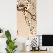 アジ日本のア鳥《鳥》アメリカゴガラソンバード ポスター (ホームオフィス)