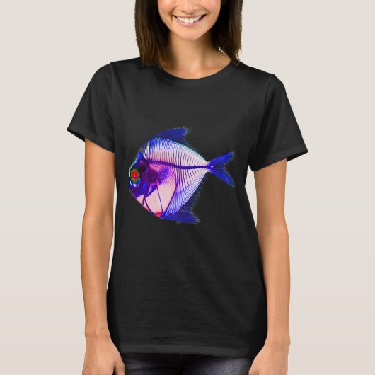 アジ科の魚 Tシャツ (正面)