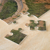 アジ素晴らしアの中国、ジンシャンリンにある中国の壁 ジグソーパズル (側面)