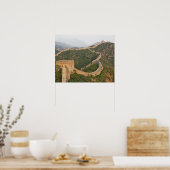 アジ素晴らしアの中国、ジンシャンリンにある中国の壁 ポスター (キッチン)