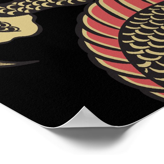 アジ素晴らしア龍ポスター ポスター (角)