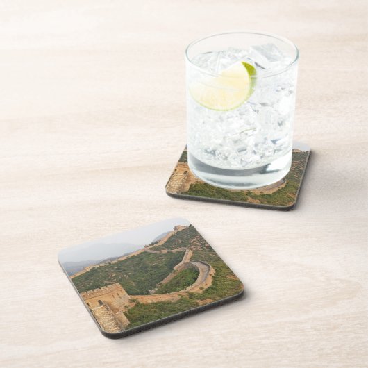 アジ素晴らしア、中国、Jinshanlingの中国の壁 コースター (右側)