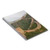 アジ素晴らしア、中国、Jinshanlingの中国の壁 ノートブック (右側)