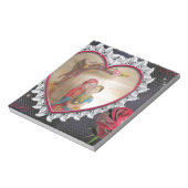 アジ結婚アンのカップルハートスイングアートプリント/ ノートパッド (回転)