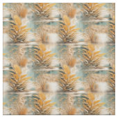 アジ芸術的アの東洋の波と風景 ファブリック (見本)