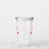 アジ誇りを持ったア系アメリカ人ガール澄んアクリルタンブラー アクリルタンブラー (左)