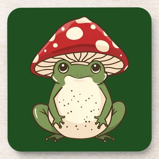 アジ間抜けガエル コースター (正面)