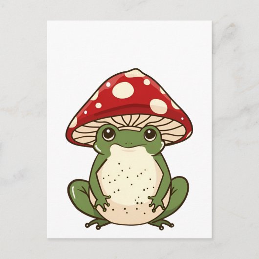 アジ間抜けガエル ポストカード (正面)