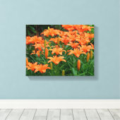 アジ鮮やかアのユリ キャンバスプリント (インサイチュ (ウッドフロア))