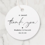 アスイートサンキューユー結婚式の引き出物ラベル フェイバータグ (裏面)