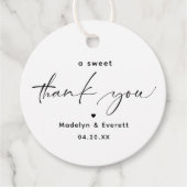 アスイートサンキューユー結婚式の引き出物ラベル フェイバータグ (正面)