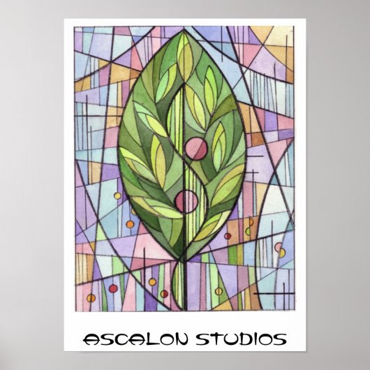 アスカロンスタジオズツリーオブライフプリント ポスター (正面)