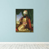 アスカール・カーン大使のポートレート キャンバスプリント (インサイチュ (ウッドフロア))