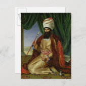 アスカール・カーン大使のポートレート ポストカード (正面/裏面)