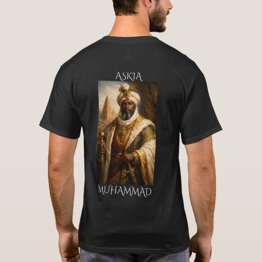 アスキア・ムハンマド Tシャツ (裏面)
