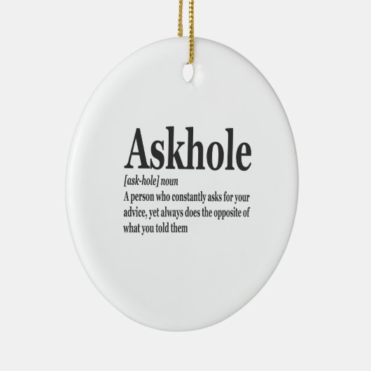 アスクホール定笑わされる義Gag辞書大人 セラミックオーナメント (右)