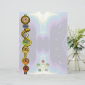 アスクレピウスのロッド7チャクラ,スピリチュアルエネルギー (スタンド正面)