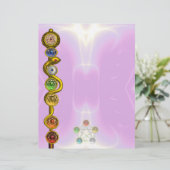 アスクレピウスのロッド7チャクラ,スピリチュアルエネルギー (スタンド正面)