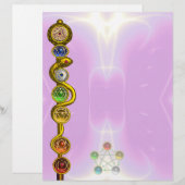 アスクレピウスのロッド7チャクラ,スピリチュアルエネルギー (正面/裏面)