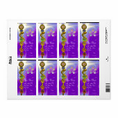 アスクレピウスのロッド7チャクラ,スピリチュアルエネルギー ラベル (フルシート)