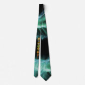 アスクレピウスのロッド7チャクラ，ヨガ，スピリチュアルエネルギー ネクタイ (裏面)