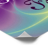 アスクレピウスのロッド7チャクラ，ヨガ，スピリチュアルエネルギー ポスター (角)