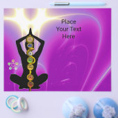 アスクレピウスのロッド,7チャクラヨガロータスポーズピンク チラシ (シングル)