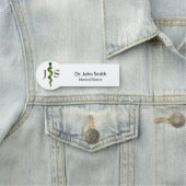 アスクレピウスの薬草の緑の金ゴールドロッド 名札 (インサイチュ)