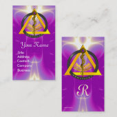 アスクレピウス歯科歯科モノグラムパールのロッド 名刺 (正面/裏面)