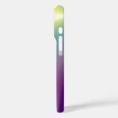 アスクレピウス歯科歯科モノグラム紫ロッド Case-Mate iPhoneケース (裏面 / 左)