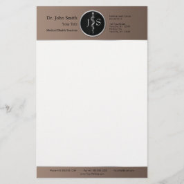 アスクレピオス州立医学的に上品な貴銀のロッド 便箋