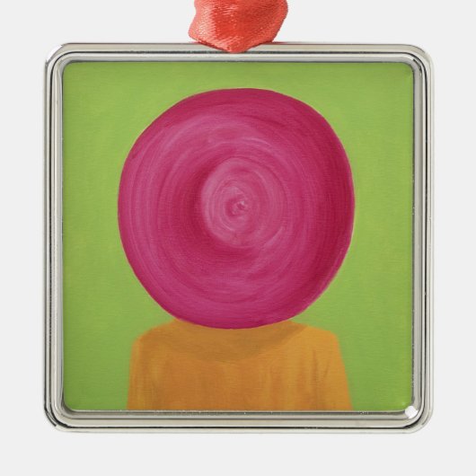 アスコットの帽子 メタルオーナメント (正面)