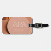 "アスタイリッシュクリル荷物タグ:エレガンス付き旅行 ラゲッジタグ (正面横)