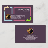 アスタイリッシュロ縁どーフレームマンパワー 名刺 (正面/裏面)