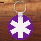 アスタリスク – 紫 キーホルダー (正面)