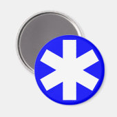 アスタリスク – 青 マグネット (正面/裏面)