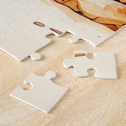 アスターかわいらしの植え花 ジグソーパズル (側面)