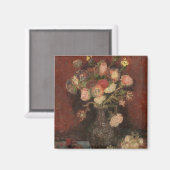 アスターとグラディ中国のオーリのファンゴッホ付き花瓶 マグネット (正面/裏面)