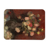 アスターとグラディ中国のオーリのファンゴッホ付き花瓶 マグネット (横)