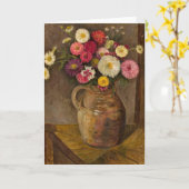 アスターとジニアス | タデウスマコフスキー カード (黄色い花)