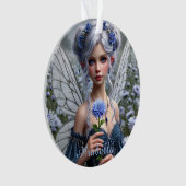 アスターの美しい9月の妖精 オーナメント (正面)