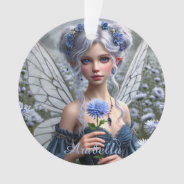アスターの美しい9月の妖精 オーナメント