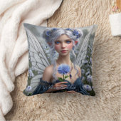 アスターの美しい9月の妖精 クッション (ブランケット)