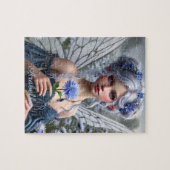 アスターの美しい9月の妖精 ジグソーパズル (横)