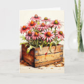 アスターカラフルの花を咲かせる カード (正面)