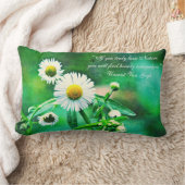 アスターグリーングロー装飾用クッション ランバークッション (ブランケット)