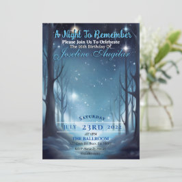 アスターリーナイトスウィート16招待状 招待状