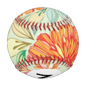 アスター付きモノグラムパターン 野球ボール (裏面)